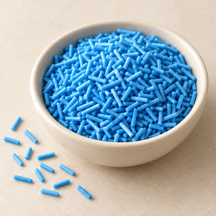 Rod sprinkles — Blue
