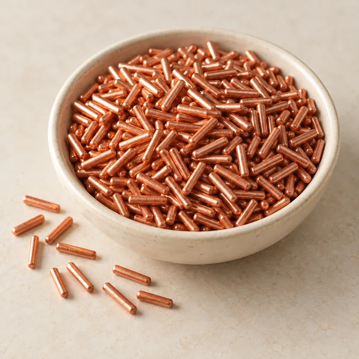 Rod sprinkles — Copper