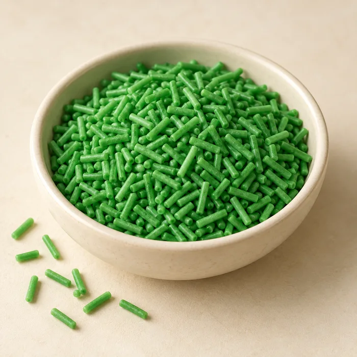 Rod sprinkles — Green